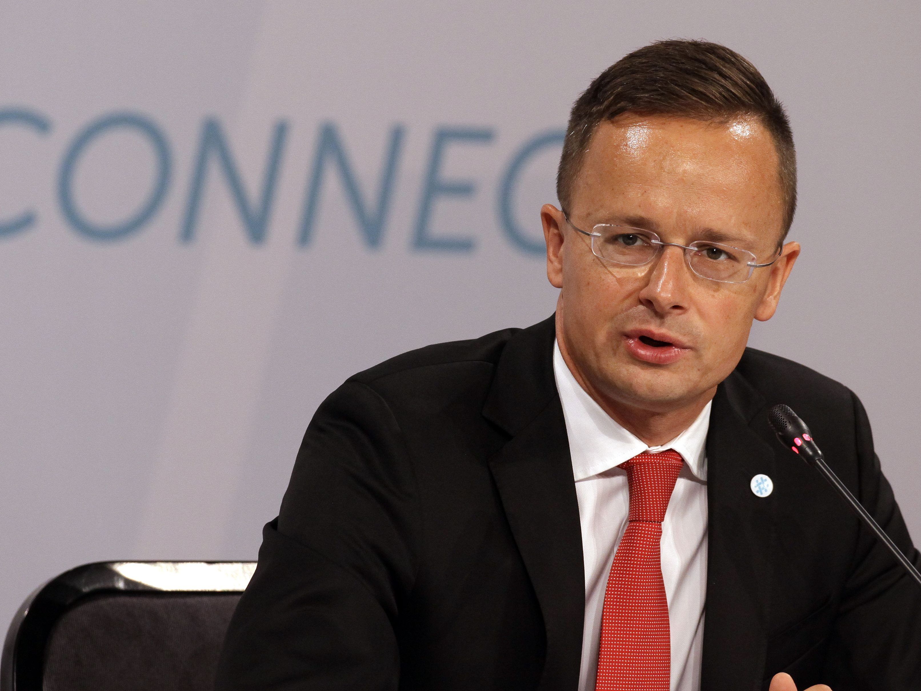 Der ungarische Außenminister Peter Szijjarto. Der ungarische Außenminister Peter Szijjarto.