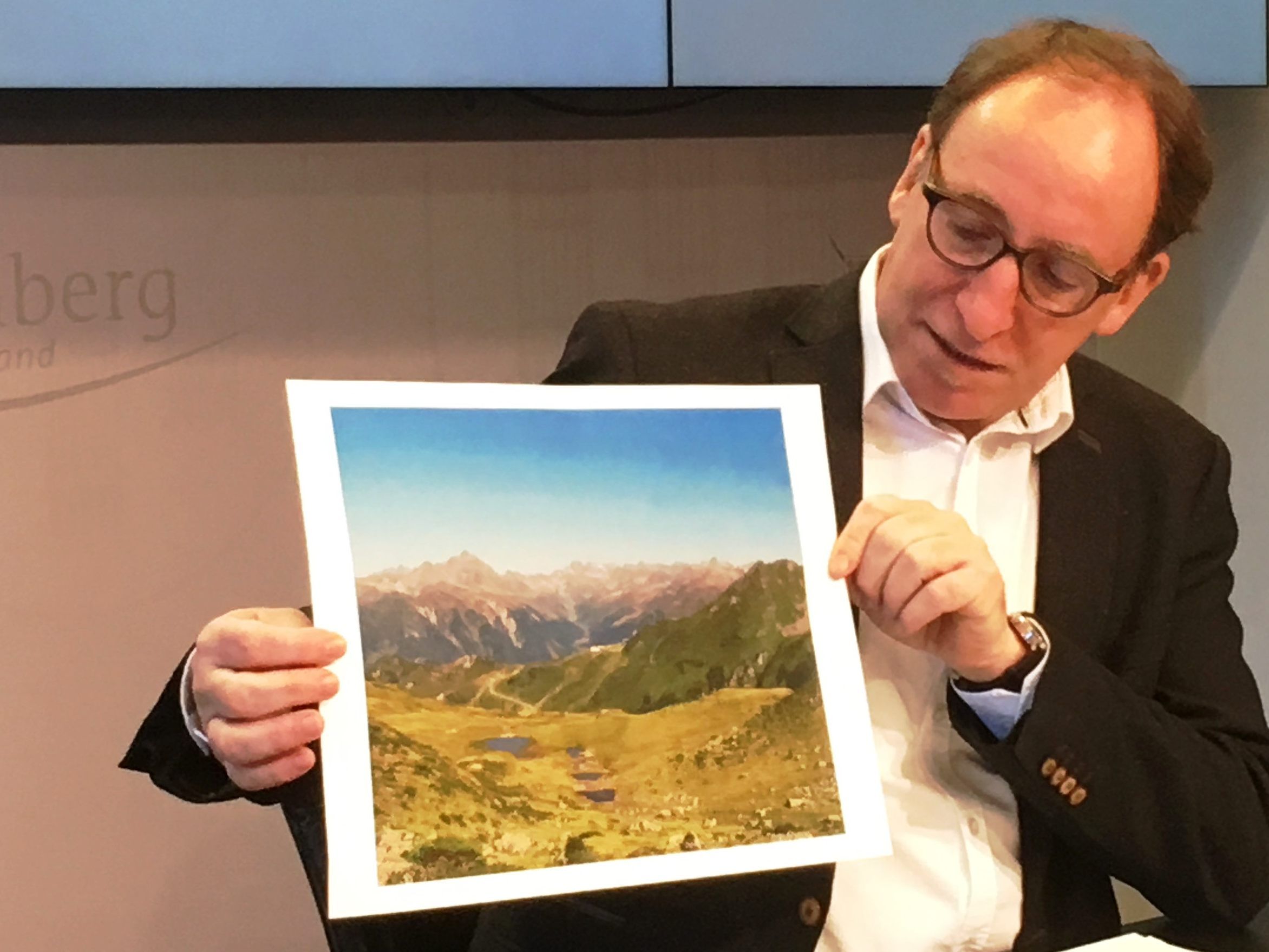 LR Rauch zum geplanten Mega-Projekt im Montafon. LR Rauch zum geplanten Mega-Projekt im Montafon.
