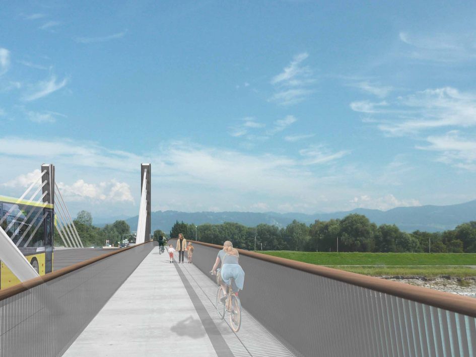 So soll die neue Brücke aussehen. So soll die neue Brücke aussehen.