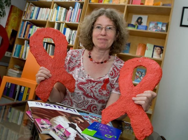 Renate Fleisch ist inzwischen Geschäftsführerin der Aidshilfe Vorarlberg. - VOL.AT/Paulitsch Renate Fleisch ist inzwischen Geschäftsführerin der Aidshilfe Vorarlberg. - VOL.AT/Paulitsch