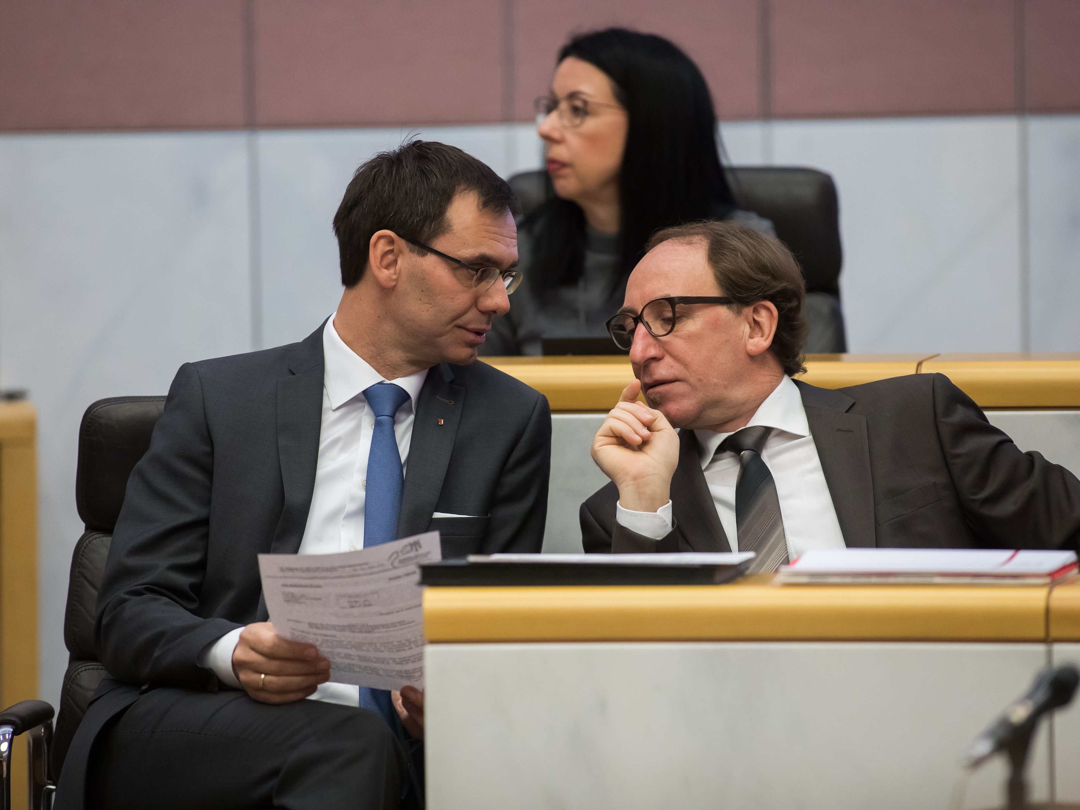 Wieder stand Landesrat Rauch im Mittelpunkt der Diskussion. Wieder stand Landesrat Rauch im Mittelpunkt der Diskussion.