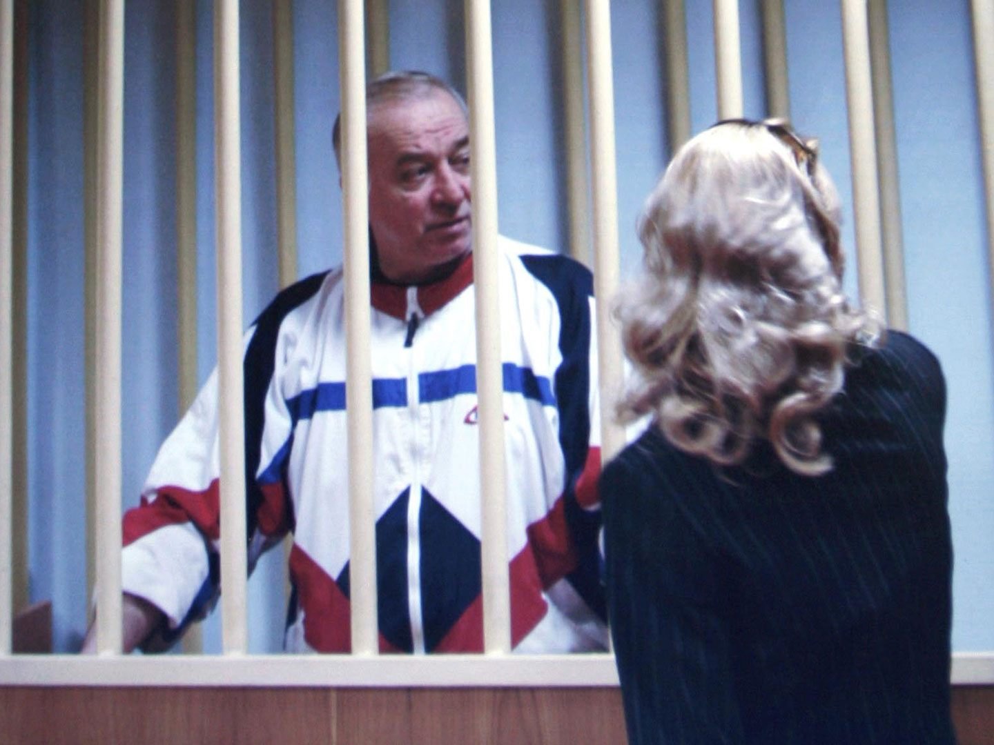 Skripal auf einem Foto von seiner Verhandlung in Moskau im Jahr 2006.