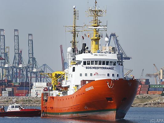 Die "Aquarius" erreichte Valencia Die "Aquarius" erreichte Valencia