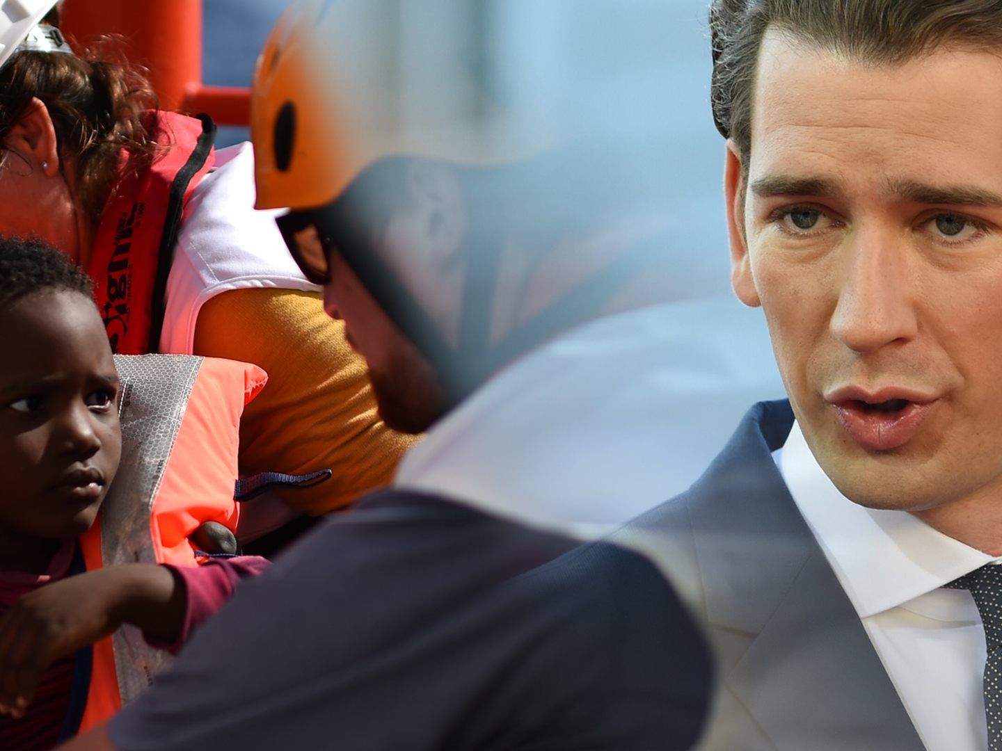 Bundeskanzler Kurz (ÖVP) erhebt schwere Vorwürfe gegen private Seenotretter.