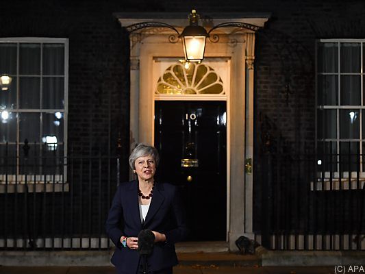 Premierministerin May verkündete die Einigung Premierministerin May verkündete die Einigung