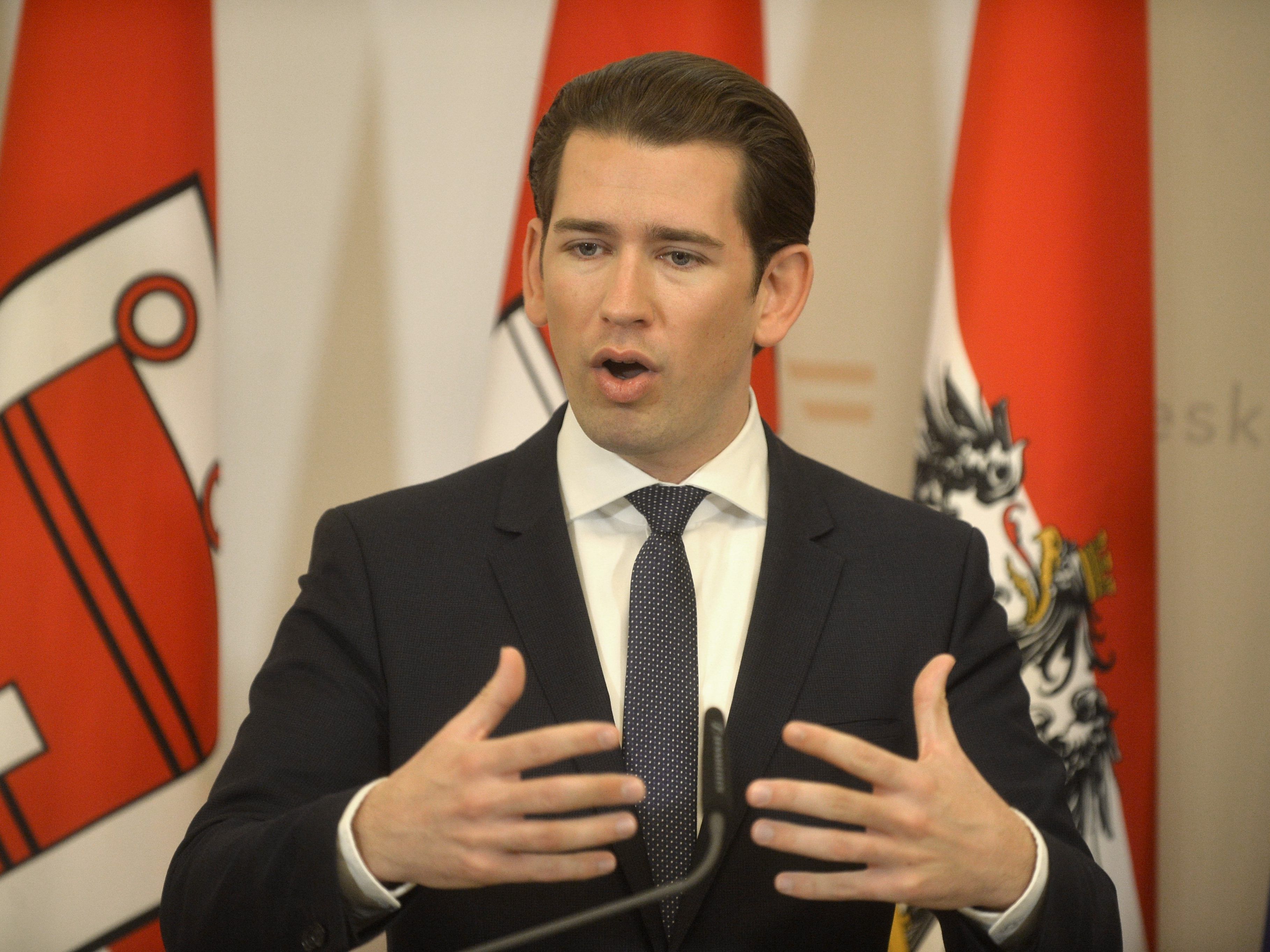 Kanzler Kurz reist am Freitag nach Brüssel.