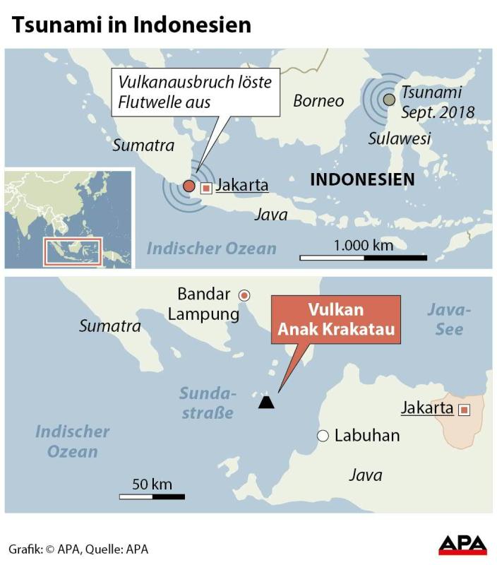 Tsunami in Indonesien Tsunami in Indonesien