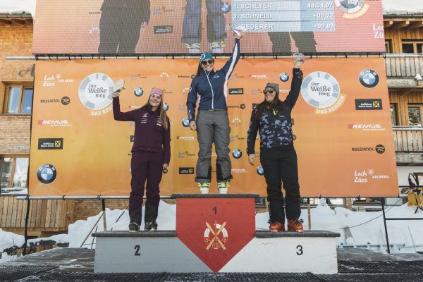Alexandra Scheyer gewinnt vor Verena Schnell und Sabine Rederer. Alexandra Scheyer gewinnt vor Verena Schnell und Sabine Rederer.