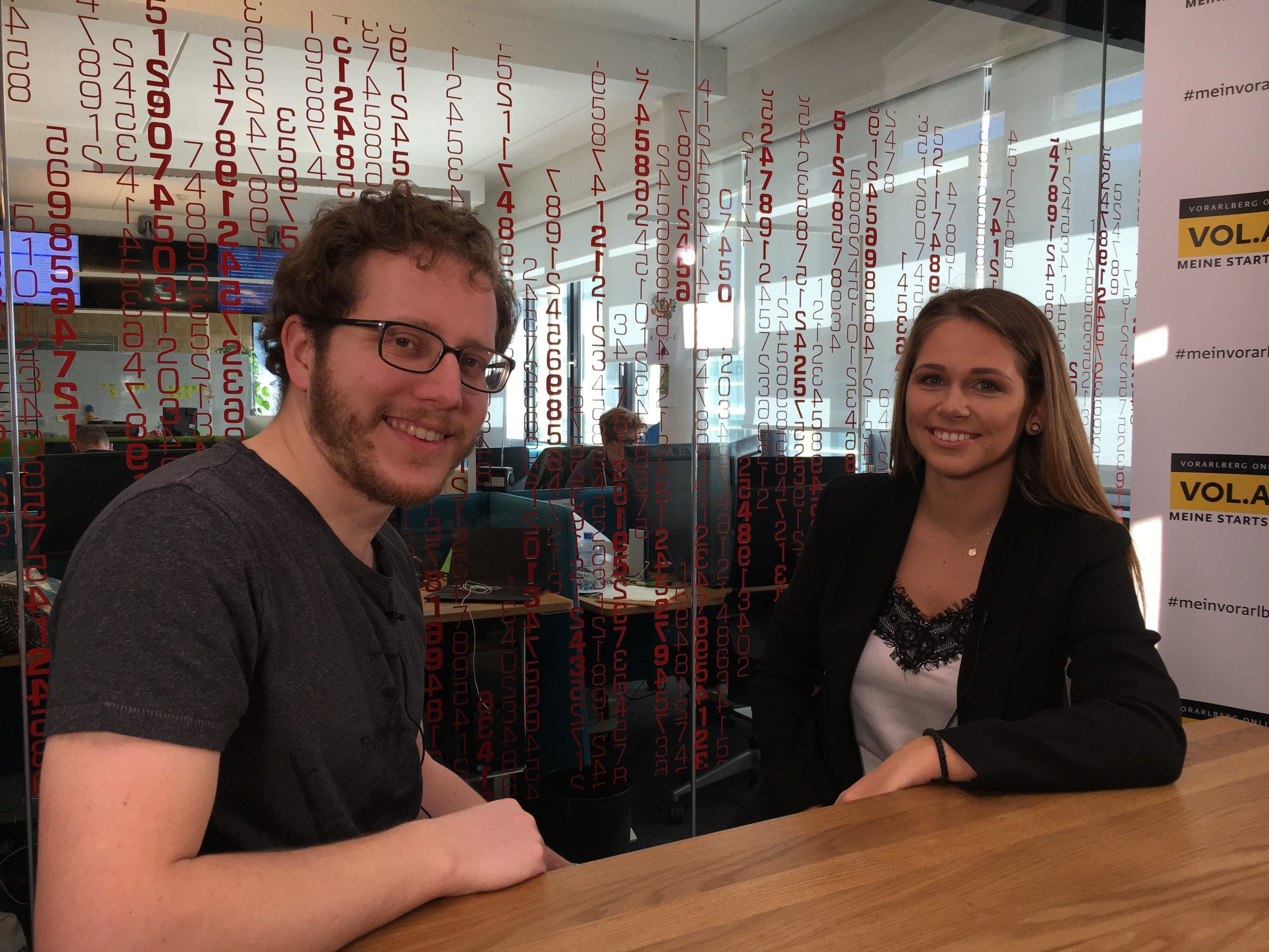 Maria aus Dornbirn im VOL.AT-Livetalk. Maria aus Dornbirn im VOL.AT-Livetalk.