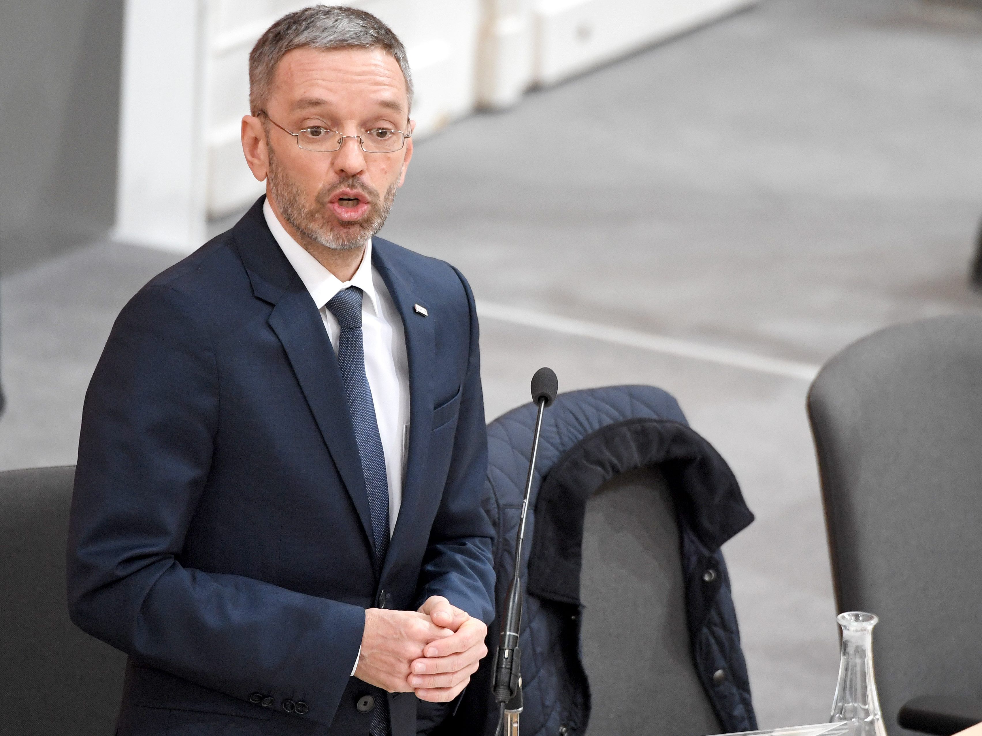 Innenminister Herbert Kickl. Innenminister Herbert Kickl.