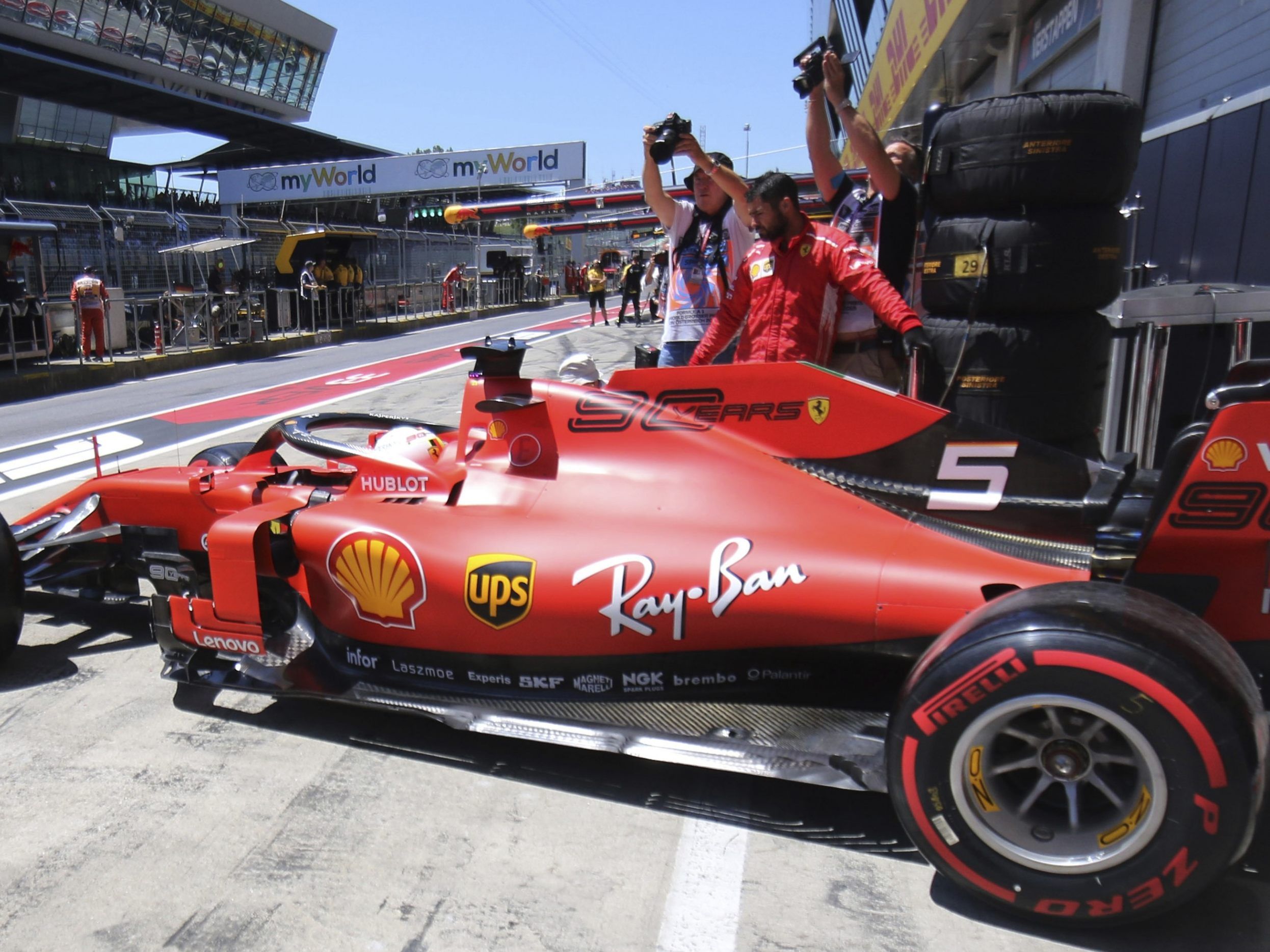 Sebastian Vettel im Ferrari sollte die Strecke in der Steiermark eigentlich entgegenkommen. Sebastian Vettel im Ferrari sollte die Strecke in der Steiermark eigentlich entgegenkommen.