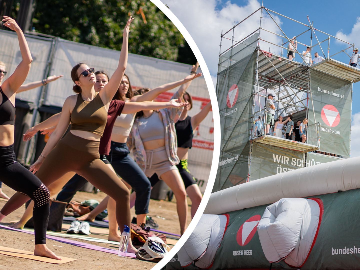 Das Sportprogramm beim Wiener Donauinselfest 2024. Das Sportprogramm beim Wiener Donauinselfest 2024.