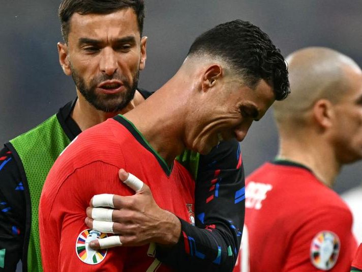 CR7 hatte seine Emotionen nicht mehr im Griff. CR7 hatte seine Emotionen nicht mehr im Griff.