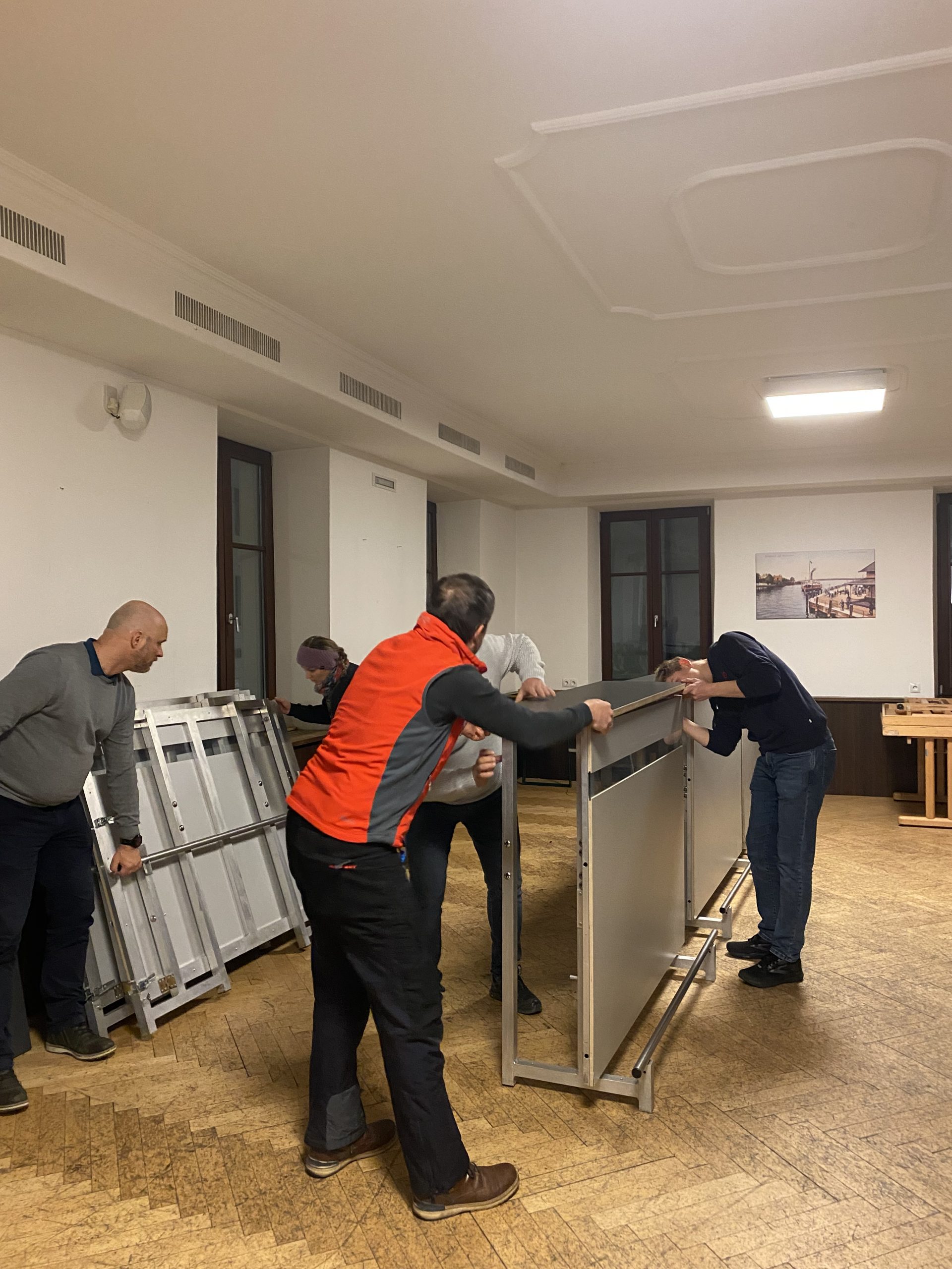 Notruffest in Bregenz - Faschingsball - Vorbereitungen im Gösser