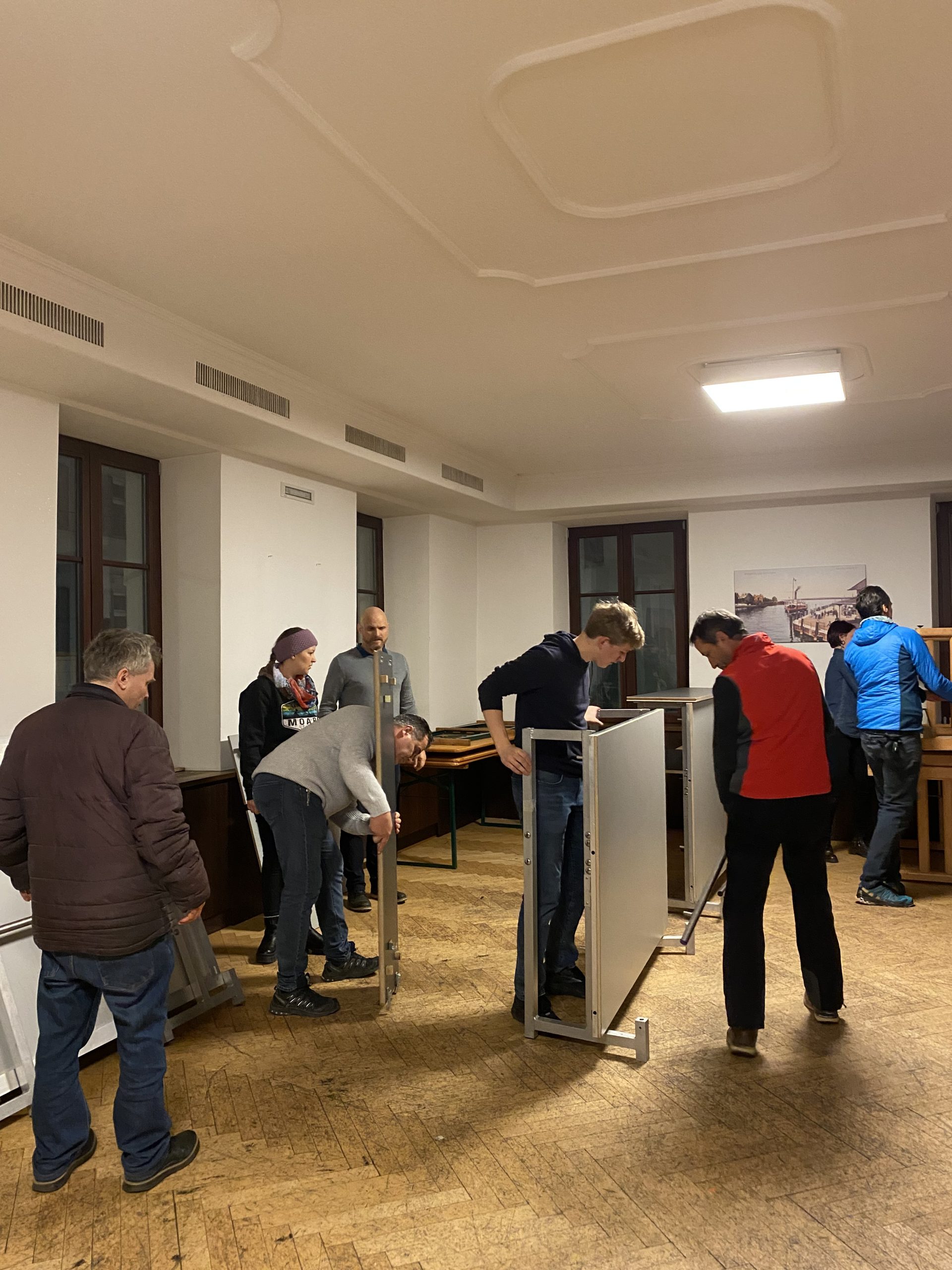 Notruffest in Bregenz - Faschingsball - Vorbereitungen im Gösser